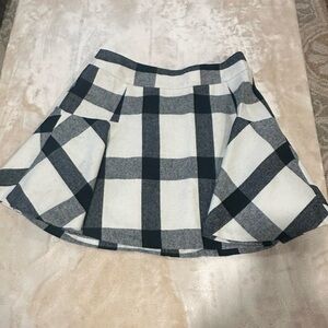 Plaid A-Line Skirt